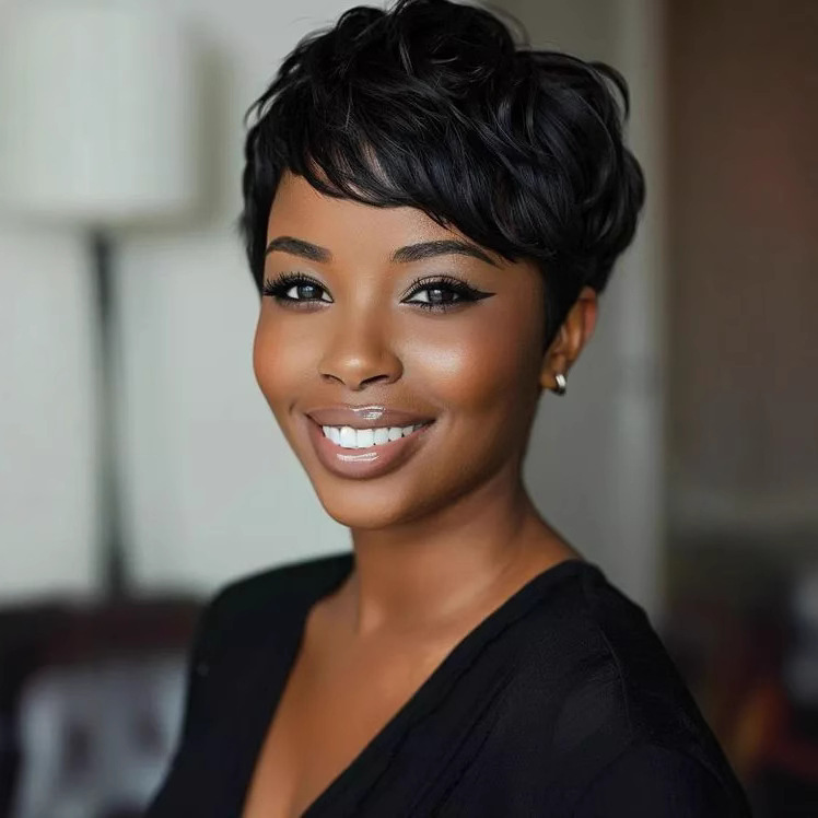 Curly Pixie Cut Wig | Natural Look Ready-to-Wear Short Wig