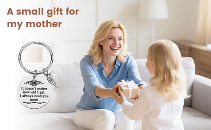 Heartfelt Mom Keychain - A Little Reminder of Love 💖 ❤️ 💕Mother's Day gifts