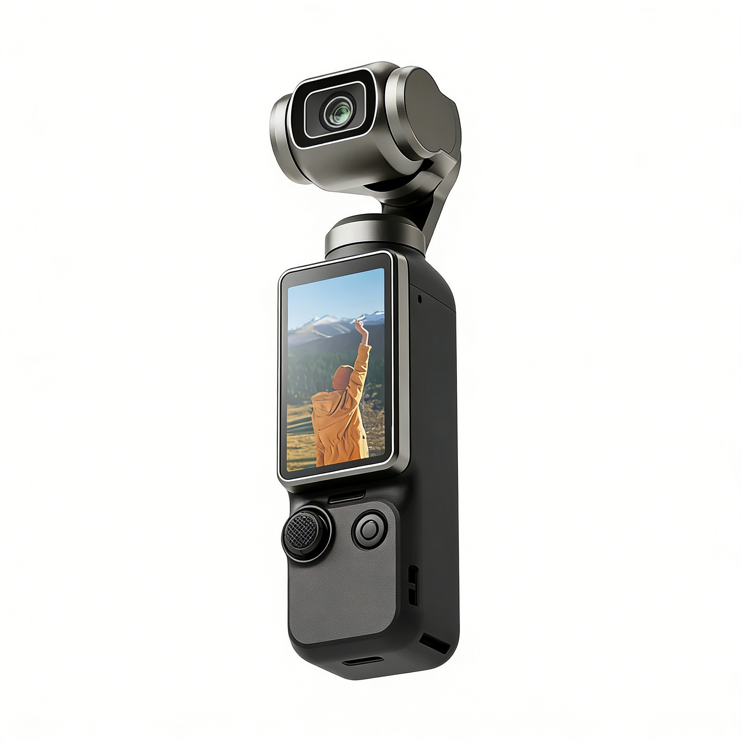 Pocket-sized gimbal camera with a 1-inch CMOS sensor (4K/120fps)